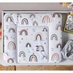 Rotho Babydesign Folien-Wickelauflage - Boho Rainbow -Wickeln Verkaufsladen rotho babydesign folien wickelauflage boho rainbow 200620010di01 d4