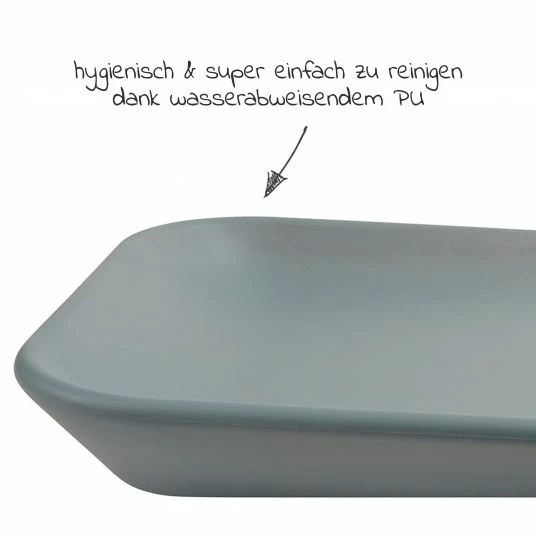 Nattou Wickelunterlage Softy 50x 70 - Grau 2 Nattou Wickelunterlage Softy 50x 70 - Grau – Bild 2