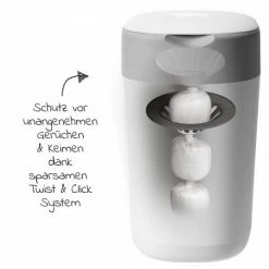 Tommee Tippee 12-tlg. Wickelset - Windeleimer Twist & Click + 4 Nachfüllkassetten + Folien-Wickelunterlage + 6 Mullwindeln 8 Tommee Tippee 12-tlg. Wickelset - Windeleimer Twist & Click + 4 Nachfüllkassetten + Folien-Wickelunterlage + 6 Mullwindeln -Wickeln Verkaufsladen tommee tippee 12 tlg wickelset windeleimer twist click 4 nachfullkassetten folien wickelunterlage 6 mullwindeln set 692 d2