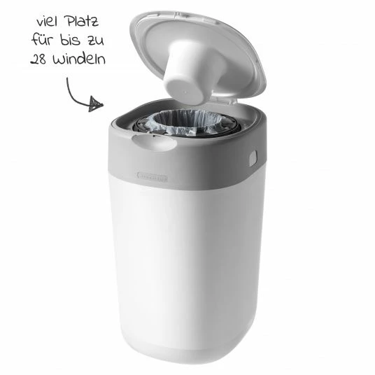 Tommee Tippee 12-tlg. Wickelset - Windeleimer Twist & Click + 4 Nachfüllkassetten + Folien-Wickelunterlage + 6 Mullwindeln 4 Tommee Tippee 12-tlg. Wickelset - Windeleimer Twist & Click + 4 Nachfüllkassetten + Folien-Wickelunterlage + 6 Mullwindeln – Bild 4