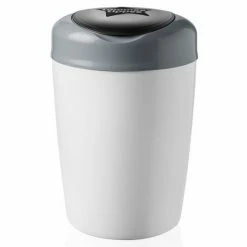 Tommee Tippee Windeleimer Simplee Sangenic inkl. 1 Nachfüllkassette - Greenfilm™ - Weiß Grau