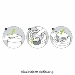 Tommee Tippee Windeleimer Simplee Sangenic inkl. 1 Nachfüllkassette - Greenfilm™ - Weiß Grau -Wickeln Verkaufsladen tommee tippee windeleimer simplee sangenic inkl 1 nachfullkassette greenfilm weiss grau 87003103 d3