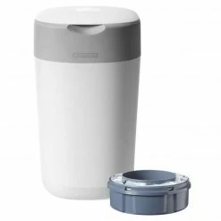 Tommee Tippee Windeleimer Twist and Click Sangenic inkl. 1 Nachfüllkassette - Greenfilm™ - Weiß