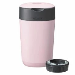 Tommee Tippee Windeleimer Twist and Click Sangenic inkl. 1 Nachfüllkassette - Greenfilm™ - Rosa