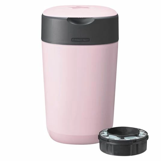Tommee Tippee Windeleimer Twist and Click Sangenic inkl. 1 Nachfüllkassette - Greenfilm™ - Rosa 1 Tommee Tippee Windeleimer Twist and Click Sangenic inkl. 1 Nachfüllkassette - Greenfilm™ - Rosa