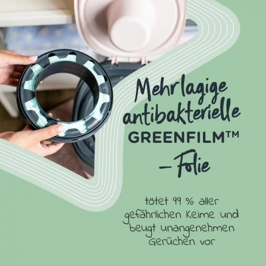 Tommee Tippee Windeleimer Twist and Click Sangenic inkl. 1 Nachfüllkassette - Greenfilm™ - Rosa 5 Tommee Tippee Windeleimer Twist and Click Sangenic inkl. 1 Nachfüllkassette - Greenfilm™ - Rosa – Bild 5